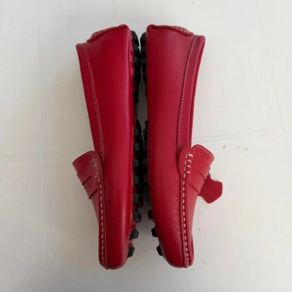 New ARTISURE Red Penny Loafers Driving Moccasins Women’s SIZE 9.5 - Picture 5 of 8